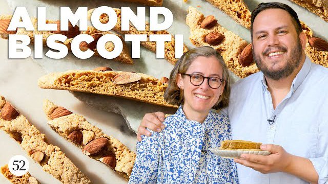 ALMOND BISCOTTI: In this episode of The Secret Sauce with Grossy Pelosi, we visit Food52 founder Amanda Hesser's home kitchen to bake up a batch of crispy almond biscotti!